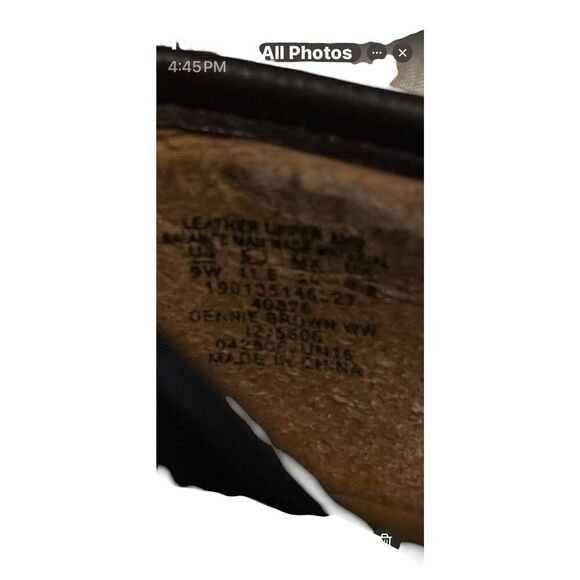 New Thom McAn Womens Dark Brown Leather Gennie Clogs Size 9 W - Picture 6 of 15